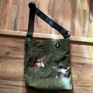 Vintage army bag re-purposed